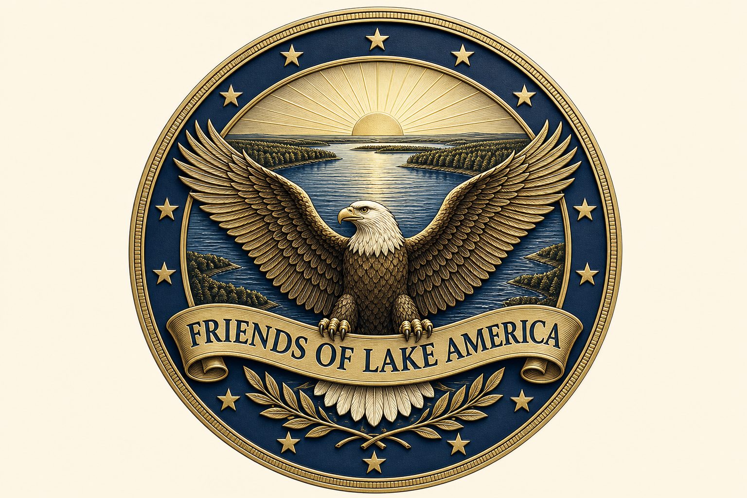 Friends of Lake America eagle seal